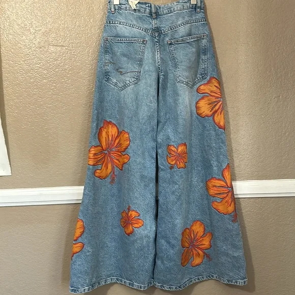 Free People Palisades Wide Leg Jeans - Picture 7 of 10